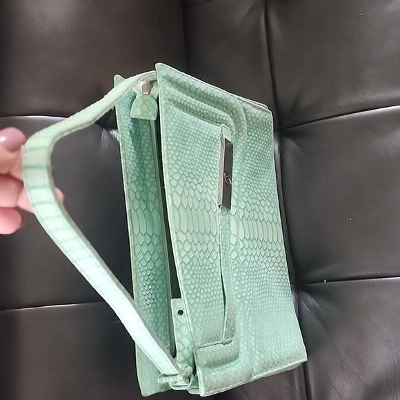 Cashhimi python handbag  Green. NEW - Picture 2 of 7